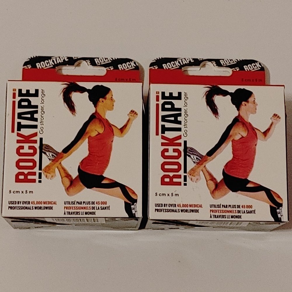 Rock Tape Original 2 Inch Water Resistant Kinesiology Tape LOGO NEW Lot  2